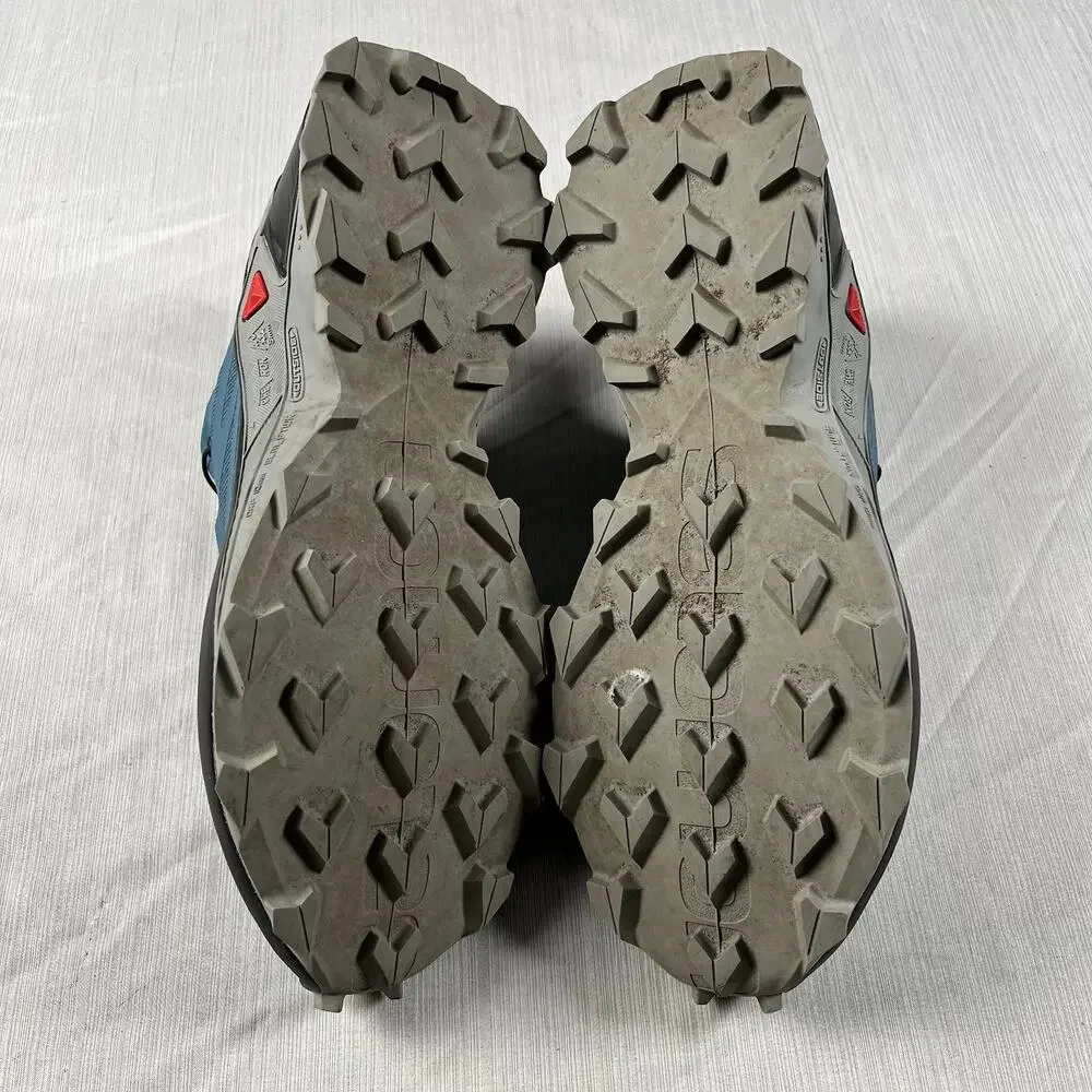 Salomon Supercross Women’s Size 7.5 Blue Trail Sneakers Running Shoes 409306 - Picture 6 of 7